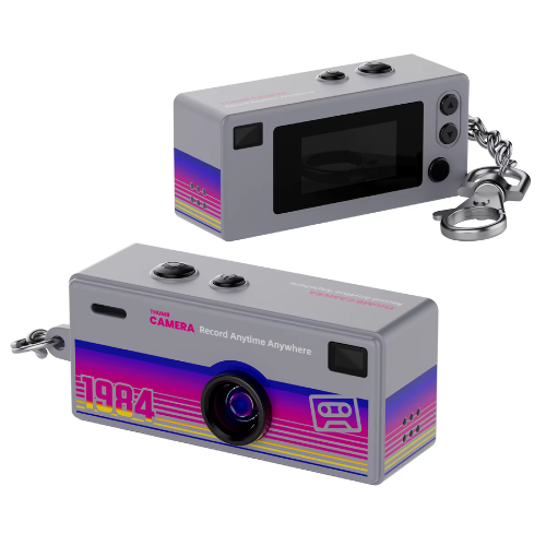 Mini Retro Camera with Keychain