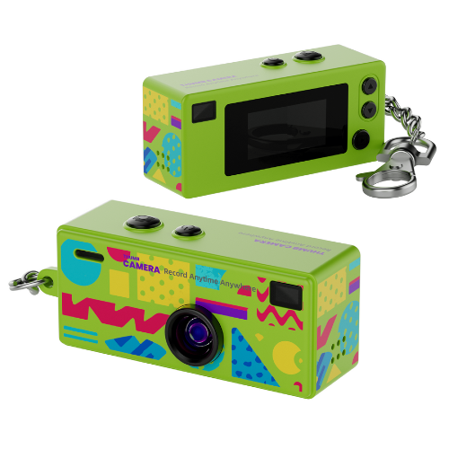Mini Retro Camera with Keychain