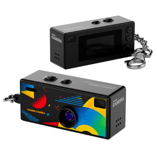 Mini Retro Camera with Keychain