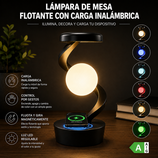 Lámpara Flotante LED con Cargador